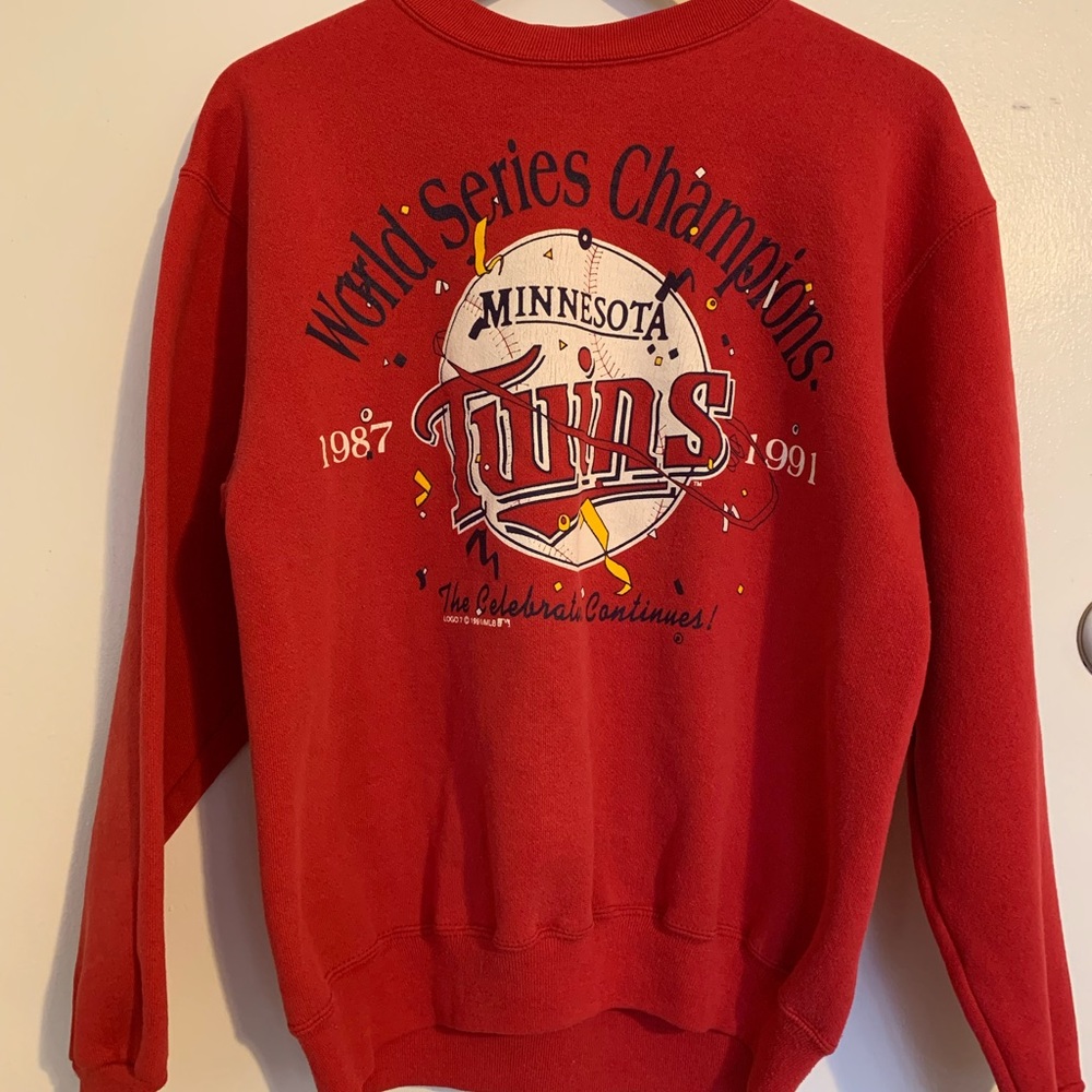 Vintage Minnesota Twins World Series Champs sweatshirt size M